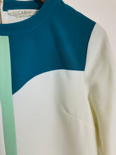 Load image into Gallery viewer, Sugarhill Women's Colour Block Blouse | UK10 | White