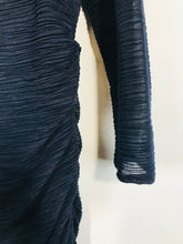 Load image into Gallery viewer, Phase Eight Women's Ruched Midi Bodycon Dress | UK18 | Blue