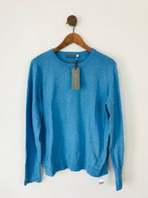 Load image into Gallery viewer, Mint Velvet Women’s Glitter Button Cuff Jumper NWT | XL UK16 | Blue