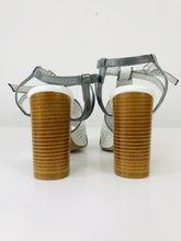 Load image into Gallery viewer, Lumberjack Women's Studded Sling Back Heels | UK7 EU40 | White