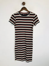 Load image into Gallery viewer, Zara Women's Striped Jersey Bodycon Dress | M UK10-12 | Multicoloured