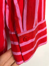 Load image into Gallery viewer, Modstrom Women's Striped Blouse | M UK10-12 | Orange