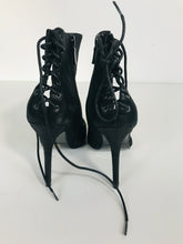 Load image into Gallery viewer, Lavish Alice Women's Leather Heels | EU36 UK3 | Black