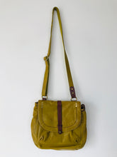 Load image into Gallery viewer, Fossil Women’s Leather Shoulder Crossbody Bag | Medium | Mustard Yellow
