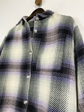 Load image into Gallery viewer, Maje Women's Wool Check Gingham Shacket Overcoat NWT | 36 | Multicoloured
