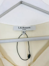 Load image into Gallery viewer, L.K.Bennett Women’s Midi Sheath Dress | UK8 | Black and White