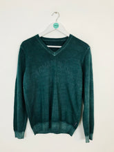 Load image into Gallery viewer, Armani Jeans Men’s V Neck Knit Jumper | M | Green