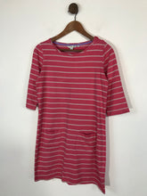 Load image into Gallery viewer, Boden Women's Cotton Striped Shift Dress | UK10 | Pink