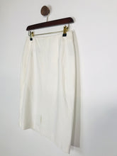 Load image into Gallery viewer, Alex&Co Women's Cotton Smart Pencil Skirt | UK10 | White