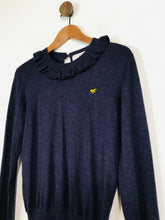 Load image into Gallery viewer, Luella Women's Cashmere Ruffle Jumper | UK10 | Purple