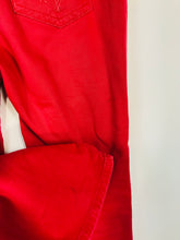 Load image into Gallery viewer, White Stuff Women's Cotton Casual Trousers | UK14 | Red