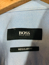 Load image into Gallery viewer, Hugo Boss Men's Smart Button-Up Shirt | 41 L | Blue
