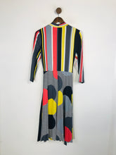 Load image into Gallery viewer, Phase Eight Women's Polka Dot Striped A-Line Dress | UK12 | Multicoloured
