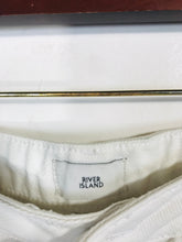 Load image into Gallery viewer, River Island Women's Cotton Mini Skirt | UK12 | White
