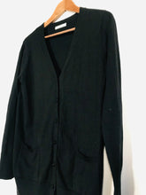 Load image into Gallery viewer, WoolOvers Women's Cotton Silk Cardigan | XS UK6-8 | Black