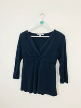 Load image into Gallery viewer, Boden Women’s Empire Line Jersey Top | UK 10 | Blue