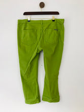 Load image into Gallery viewer, White Stuff Women's Cropped Slim Jeans | UK16 | Green