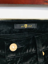 Load image into Gallery viewer, 7 For All Mankind Women's Velour Velvet Skinny Jeans | W28 UK10 | Black