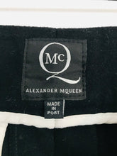 Load image into Gallery viewer, McQ Alexander McQueen Women’s Wool Straight Suit Trousers | UK12 W33 | Black