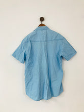 Load image into Gallery viewer, Versace Jeans Couture Men’s Short Sleeve Collared Shirt | XL | Blue