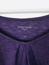 Load image into Gallery viewer, Eileen Fisher Womens Linen Blouse | XL UK16 | Purple