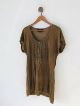 Load image into Gallery viewer, Fenn Wright Manson Women's Light Knit T-Shirt | UK16 | Brown