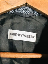 Load image into Gallery viewer, Gerry Weber Women's Wool Check Gingham Blazer Jacket | UK16 | Grey