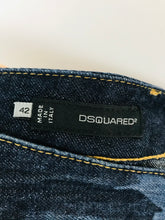 Load image into Gallery viewer, Dsquared2 Womens Cropped Camo Jeans | 42 M UK10 | Blue