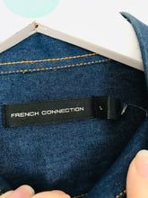 Load image into Gallery viewer, French Connection Women’s Long Sleeve Shirt | L UK14 | Dark Blue