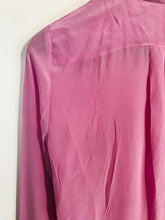 Load image into Gallery viewer, Zara Women's Silk Button Blouse | XS UK6-8 | Pink