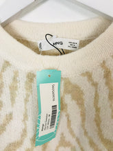 Load image into Gallery viewer, Mango MNG Womens Balloon Sleeve Knit Jumper NWT | M | Cream