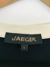Load image into Gallery viewer, Jaeger Women's V Neck Jersey Tank Top | L UK14 | Black