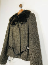 Load image into Gallery viewer, Episode Women's Silk Blazer Jacket | UK14 | Brown