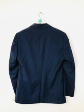 Load image into Gallery viewer, H.E by Mango Wool Stripe Suit Jacket Blazer | UK40 L | Blue
