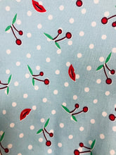 Load image into Gallery viewer, Collectif Women’s Polka Dot Body Con Midi Dress | UK14 | Blue