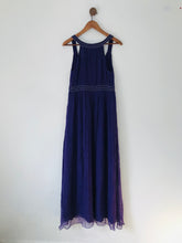 Load image into Gallery viewer, French Connection Women’s Halter Neck Maxi Dress | UK12 | Purple