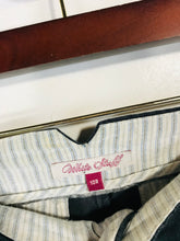 Load image into Gallery viewer, White Stuff Women's Cotton Striped Casual Trousers | UK10 | Blue
