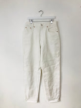 Load image into Gallery viewer, Rifle Women’s High Waisted Mom Boyfriend Jeans | 34 UK16 | White