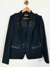 Load image into Gallery viewer, Basler Women's Smart Military Jacket | UK18 | Blue