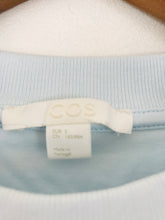 Load image into Gallery viewer, Cos Women’s Slim Fit Cropped T-shirt | UK8-10 S | Blue