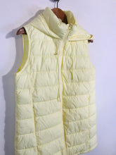 Load image into Gallery viewer, Zara Women's Hooded Quilted Gilet Jacket | M UK10-12 | Yellow