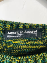 Load image into Gallery viewer, American Apparel Women's Cotton Cropped Jumper | M UK10-12 | Multicoloured