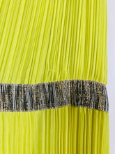 Load image into Gallery viewer, Hoss Women's Pleated A-Line Dress | EU40 UK12 | Yellow