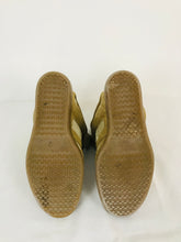 Load image into Gallery viewer, Isabel Marant Women’s Suede Wedge Hi Top Trainers | 39 UK 6 | Brown