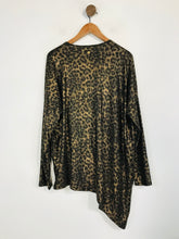 Load image into Gallery viewer, Biba Women's Leopard Print Sparkle Blouse | UK18 | Brown