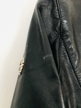 Load image into Gallery viewer, Belstaff Women’s Cropped Leather Biker Jacket | 44 UK12 | Black