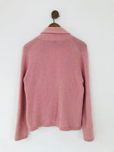 Load image into Gallery viewer, Repeat Cashmere Women's Cashmere Roll Neck Cardigan | UK12 | Pink