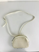 Load image into Gallery viewer, Zara Women's Faux Leather Studded Crossbody Bag | OS | White