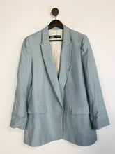 Load image into Gallery viewer, Zara Women's Blazer Jacket | L UK14 | Blue