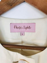 Load image into Gallery viewer, Phase Eight Women’s Silk Linen Blazer Jacket Cardigan | UK8 | Cream